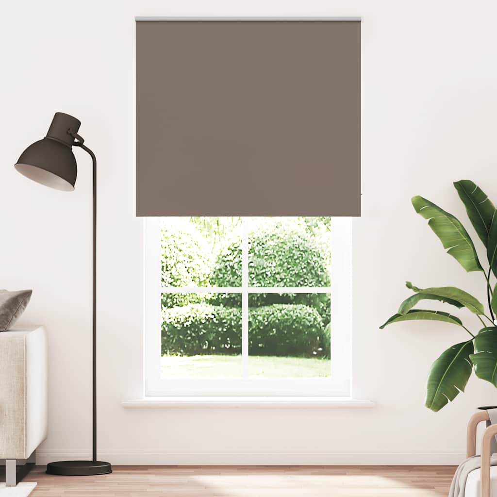 vidaXL Στόρι Συσκότισης Καφέ 130x210 εκ. Πλάτος Υφάσματος 126,6 εκ. Πολυεστέρας