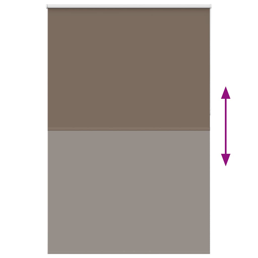 vidaXL Ρολέρ Μπλακάουτ Coffee 165x210 εκ. Πλάτος υφάσματος 161,6εκ.