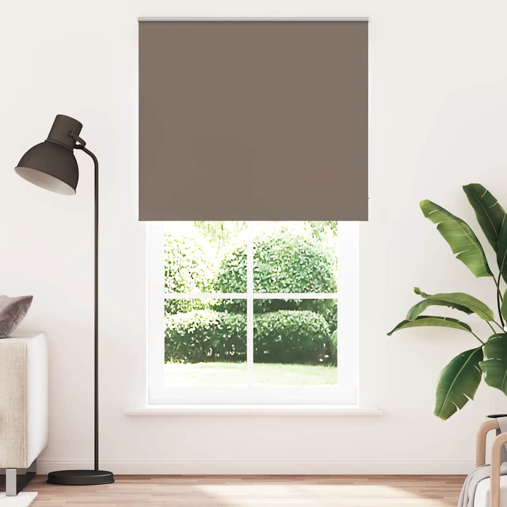 vidaXL Στόρι Συσκότισης Καφέ 130x230 εκ. Πλάτος Υφάσματος 126,6 εκ. Πολυεστέρας