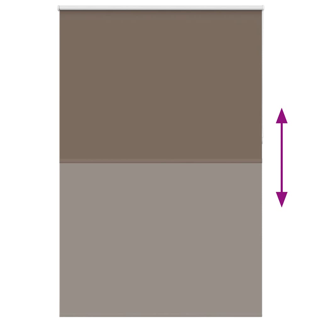 vidaXL Ρολέρ Μπλακάουτ Coffee 165x230 εκ. Πλάτος υφάσματος 161,6εκ.