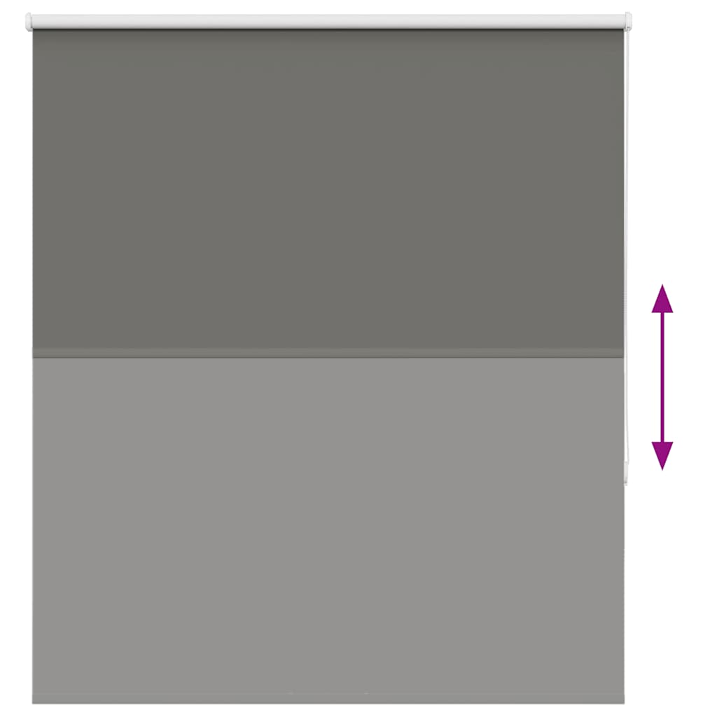 vidaXL Roller Blind Blackout γκρί 135x130 cm Πλάτος υφάσματος 131,6cm