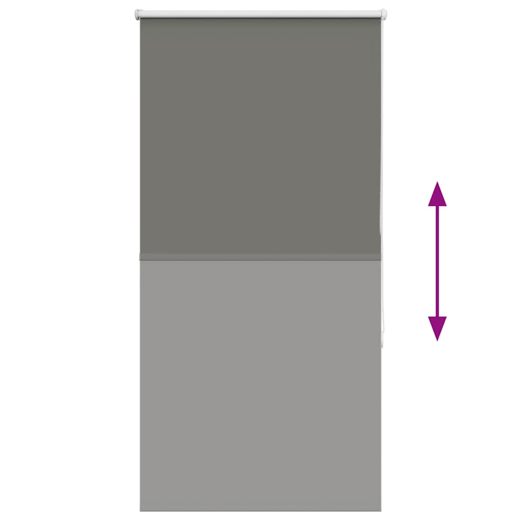 vidaXL Ρολέρ Μπλακάουτ γκρί 70x150 cm Πλάτος υφάσματος 65,7 cm