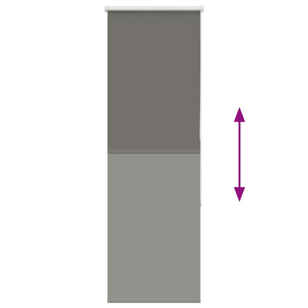 vidaXL Roller Blind Blackout γκρί 45x175 cm Πλάτος υφάσματος 40,7 cm
