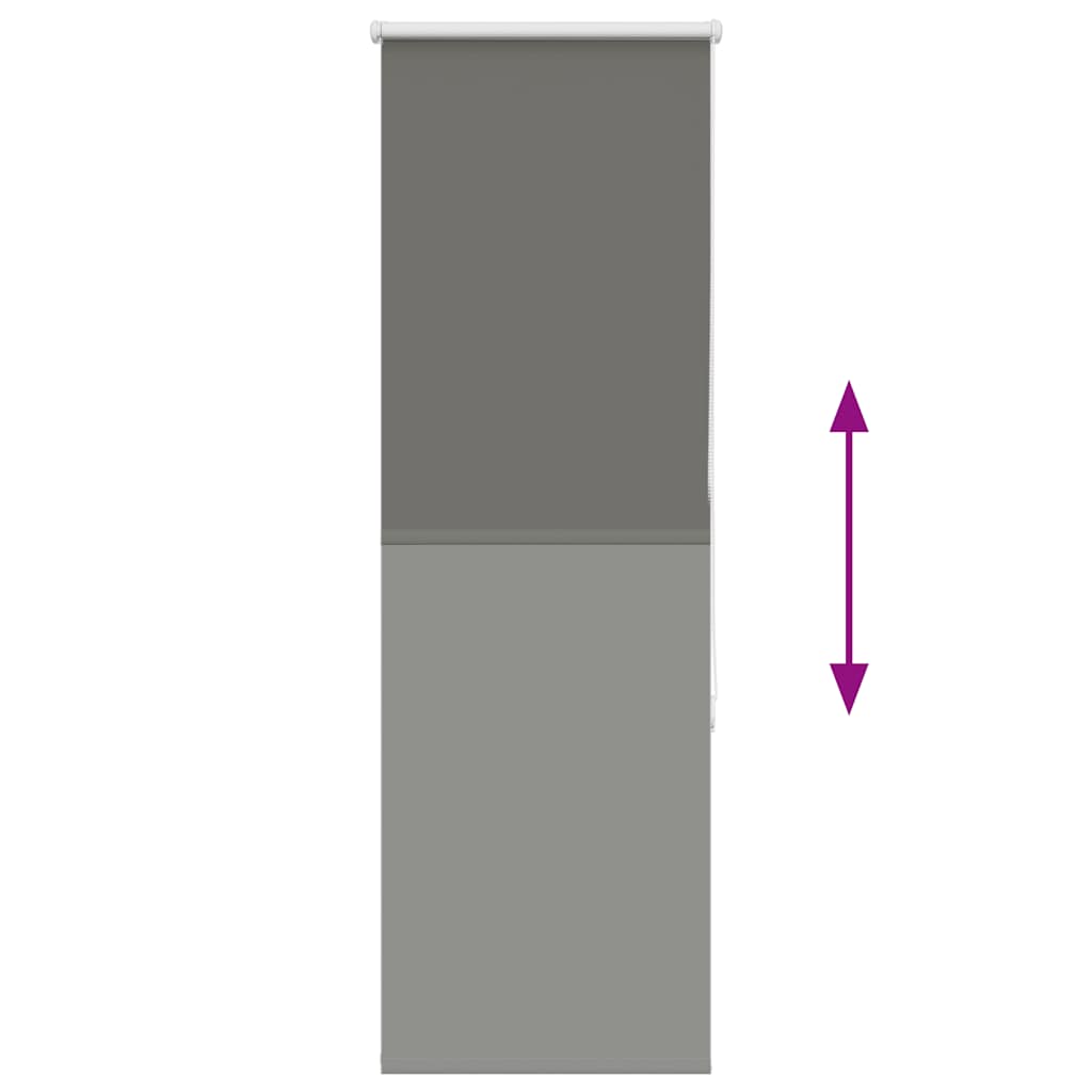 vidaXL Ρολέρ Μπλακάουτ γκρί 60x175 cm Πλάτος υφάσματος 55,7 cm