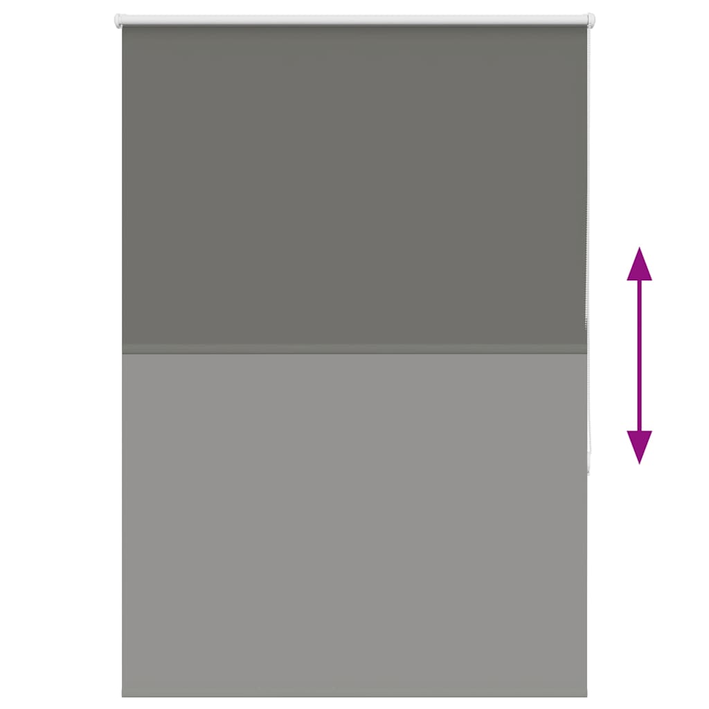 vidaXL Ρολέρ Μπλακάουτ γκρί 110x175 cm Πλάτος υφάσματος 105,7 cm
