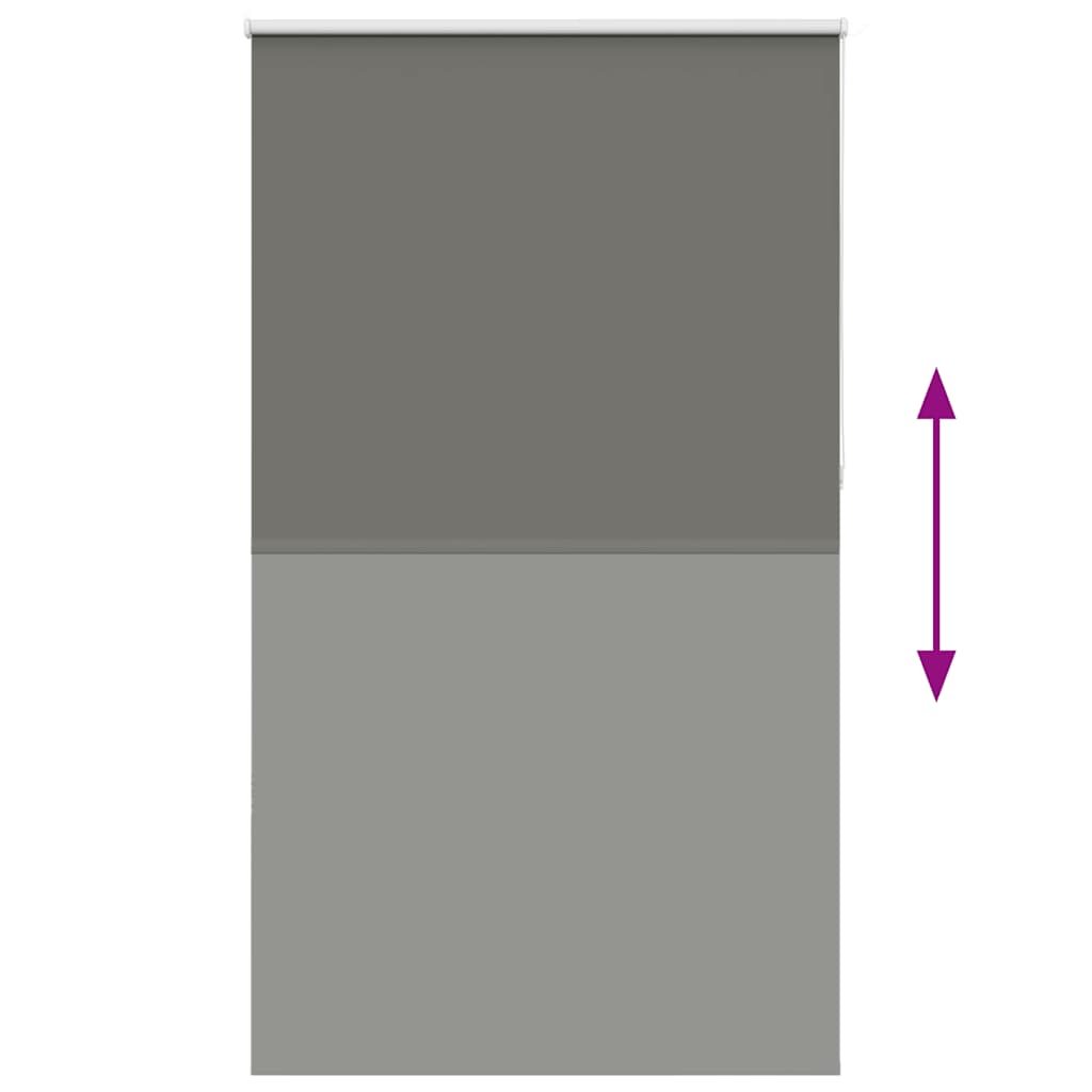 vidaXL Roller Blind Blackout γκρί 135x210 cm Πλάτος υφάσματος 131,6cm