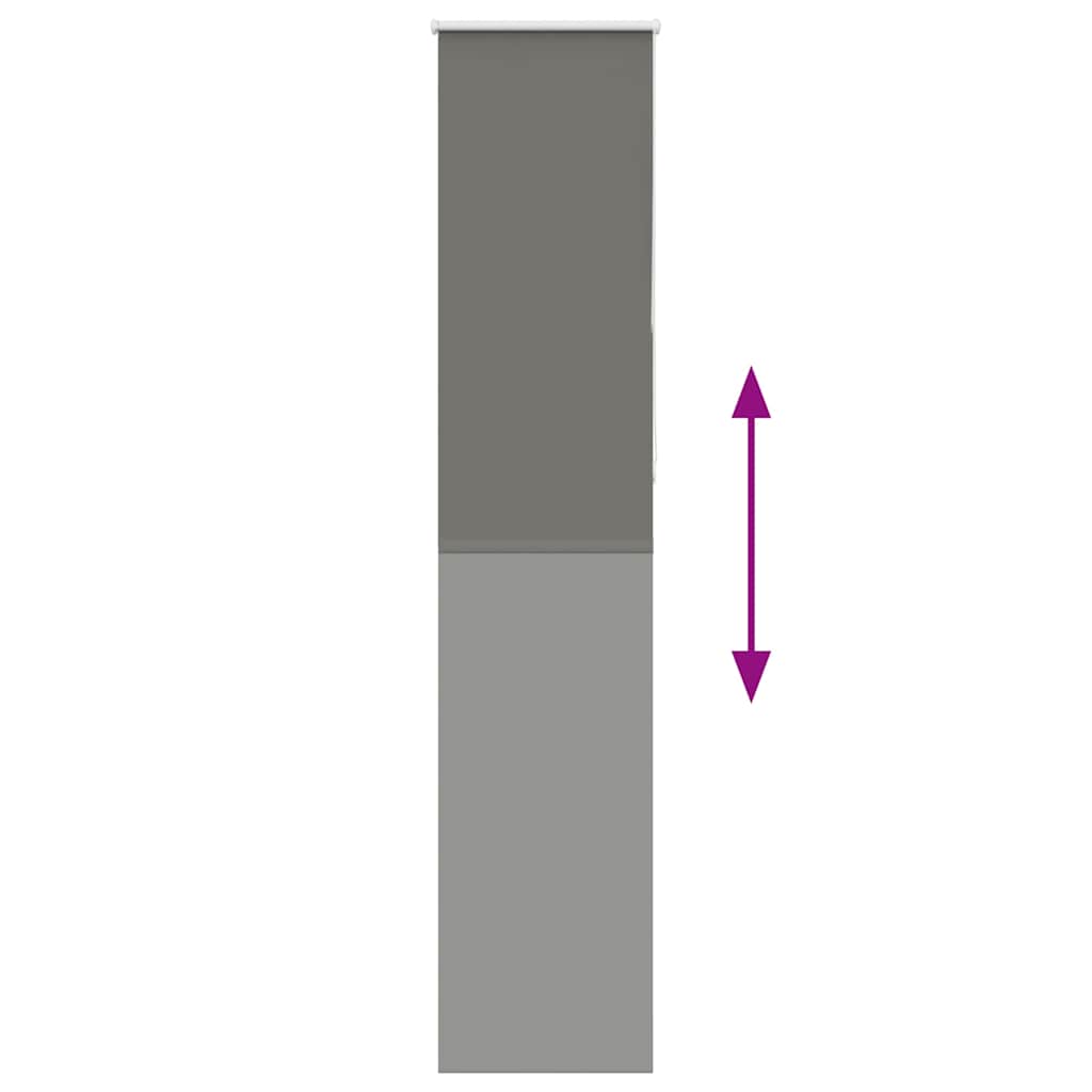 vidaXL Ρολέρ Μπλακάουτ γκρί 55x230 cm Πλάτος υφάσματος 50,7 cm