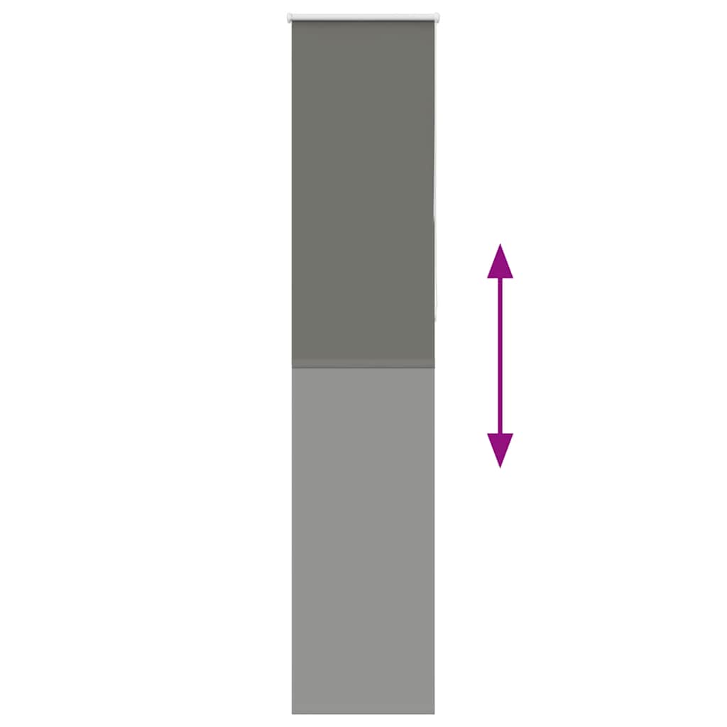 vidaXL Ρολέρ Μπλακάουτ γκρί 60x230 cm Πλάτος υφάσματος 55,7 cm