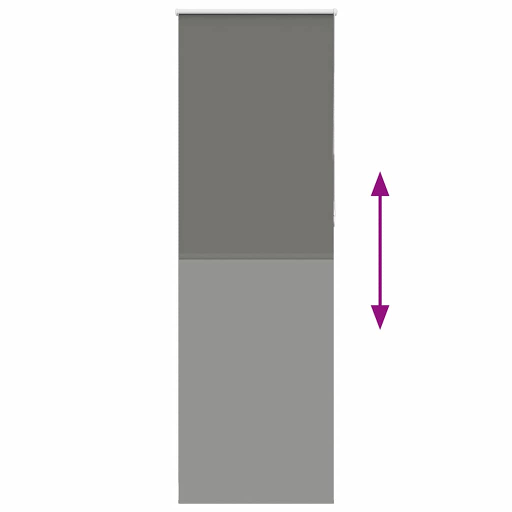 vidaXL Ρολέρ Μπλακάουτ γκρί 85x230 cm Πλάτος υφάσματος 80,7 cm
