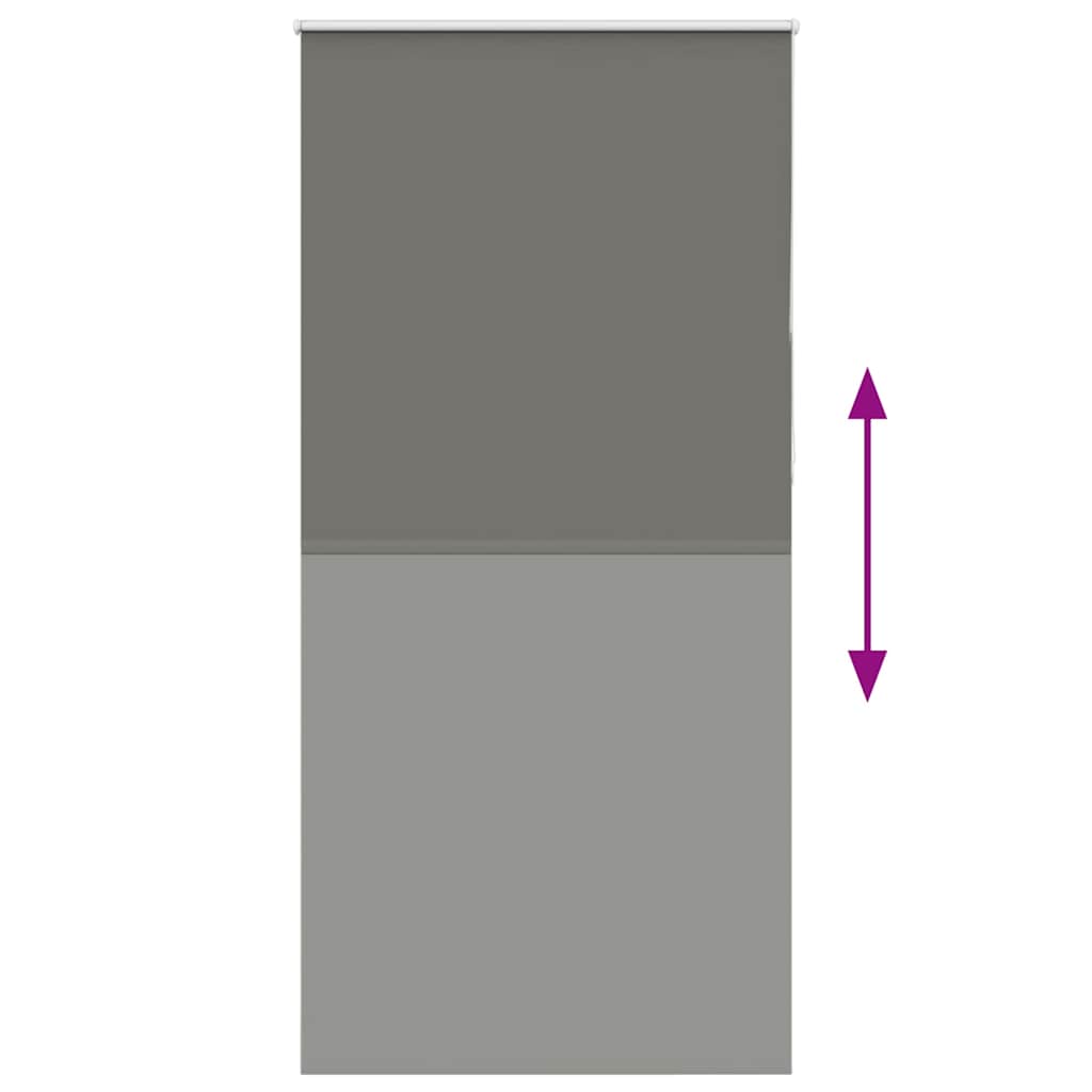 vidaXL Ρολέρ Μπλακάουτ γκρί 105x230 cm Πλάτος υφάσματος 100,7 cm