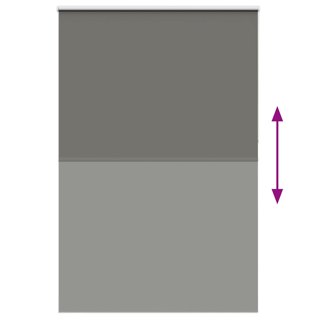 vidaXL Roller Blind Blackout γκρί 160x230 cm Πλάτος υφάσματος 156,6cm