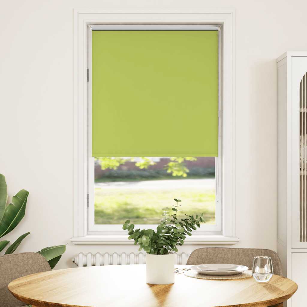 vidaXL Στόρι Συσκότισης με Φύλλα Πράσινο 85x130 εκ. Πλάτος Υφάσματος 80,7 εκ. Πολυεστέρας