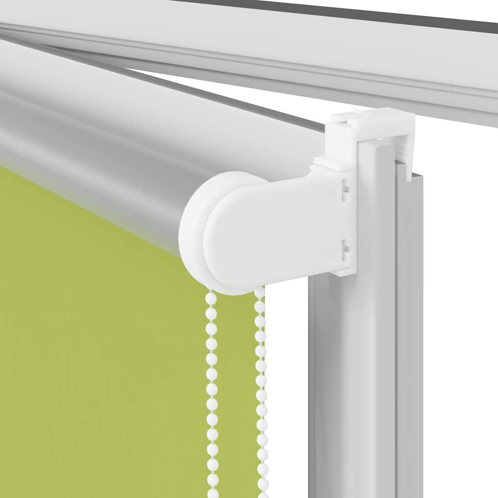 vidaXL Ρολέρ Μπλακάουτ φύλλα πράσινα 125x150 cm Πλάτος υφάσματος