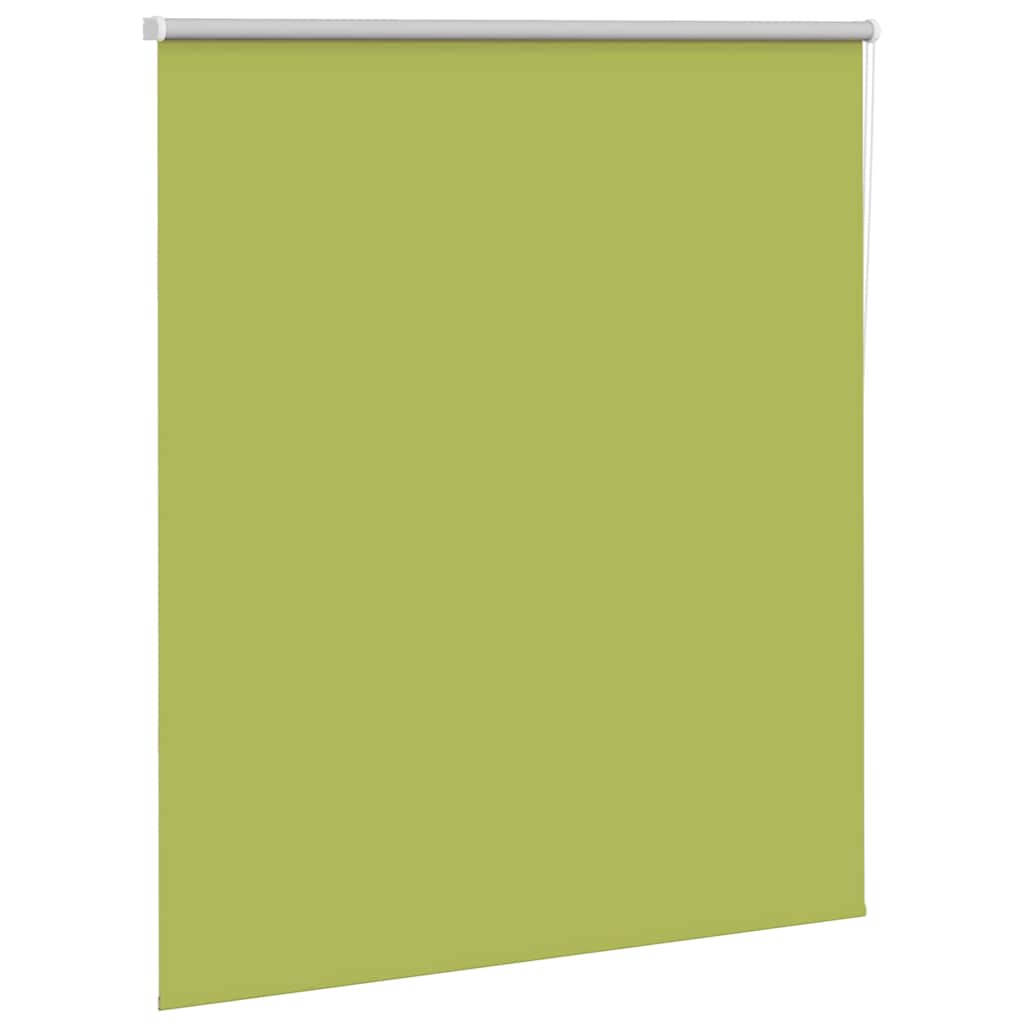 vidaXL Roller Blind Blackout φύλλα πράσινα 135x150 cm Πλάτος υφάσματος