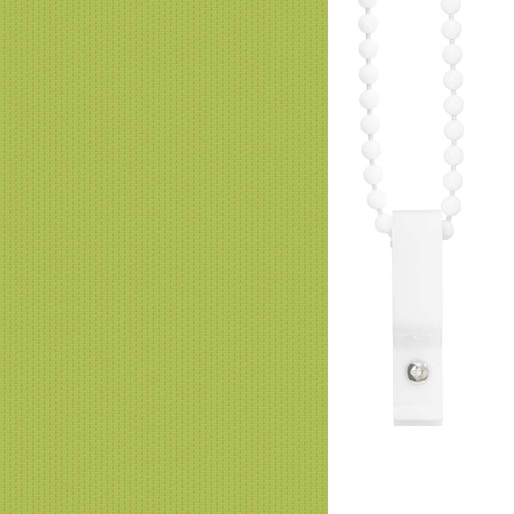vidaXL Roller Blind Blackout φύλλα πράσινα 135x150 cm Πλάτος υφάσματος