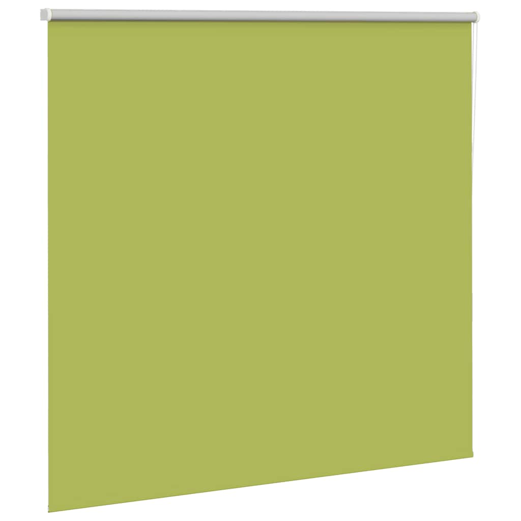 vidaXL Roller Blind Blackout φύλλα πράσινα 145x150 cm Πλάτος υφάσματος
