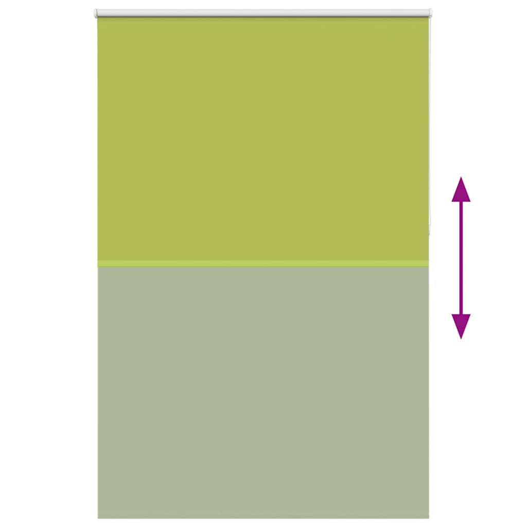 vidaXL Roller Blind Blackout φύλλα πράσινα 155x230 cm Πλάτος υφάσματος