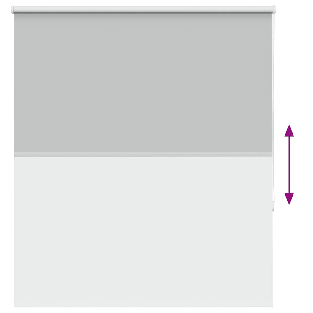 vidaXL Roller Blind Blackout ανοιχτό γκρι 140x130 cm Πλάτος υφάσματος