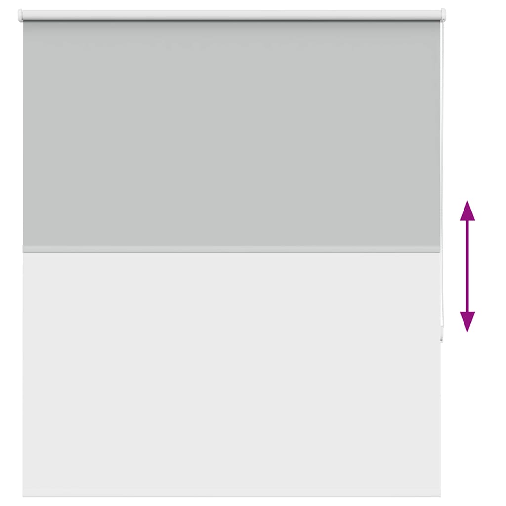 vidaXL Roller Blind Blackout ανοιχτό γκρι 140x150 cm Πλάτος υφάσματος