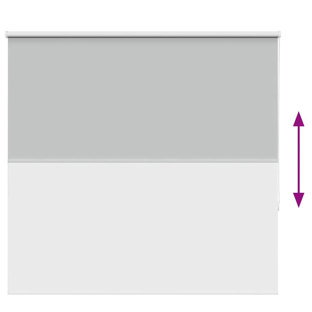 vidaXL Roller Blind Blackout ανοιχτό γκρι 150x150 cm Πλάτος υφάσματος