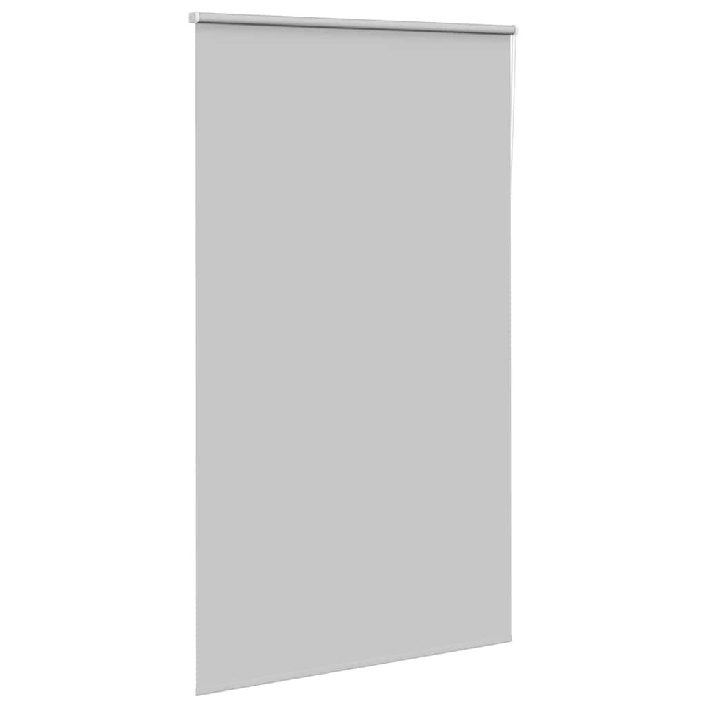 vidaXL Roller Blind Blackout ανοιχτό γκρι 130x210 cm Πλάτος υφάσματος