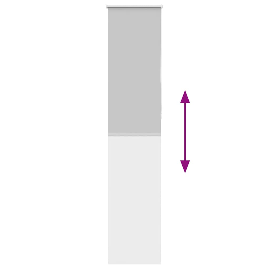 vidaXL Ρολέρ Μπλακάουτ ανοιχτό γκρι 45x230 cm Πλάτος υφάσματος 40,7cm