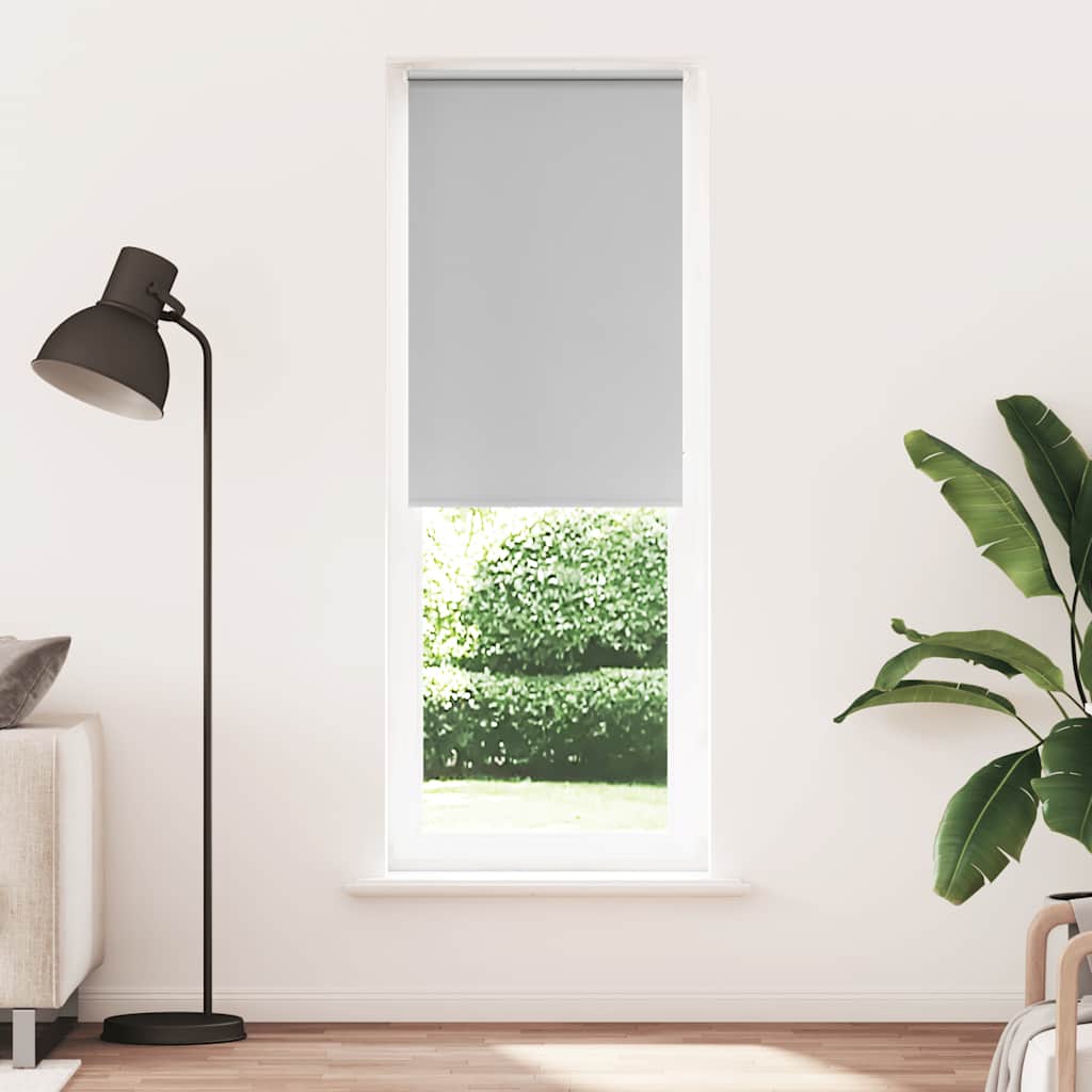 vidaXL Ρολέρ Μπλακάουτ ανοιχτό γκρι 85x230 cm Πλάτος υφάσματος 80,7 cm