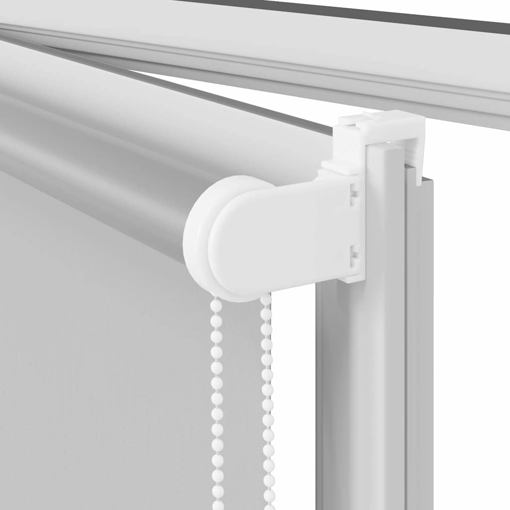 vidaXL Roller Blind Blackout ανοιχτό γκρι 130x230 cm Πλάτος υφάσματος