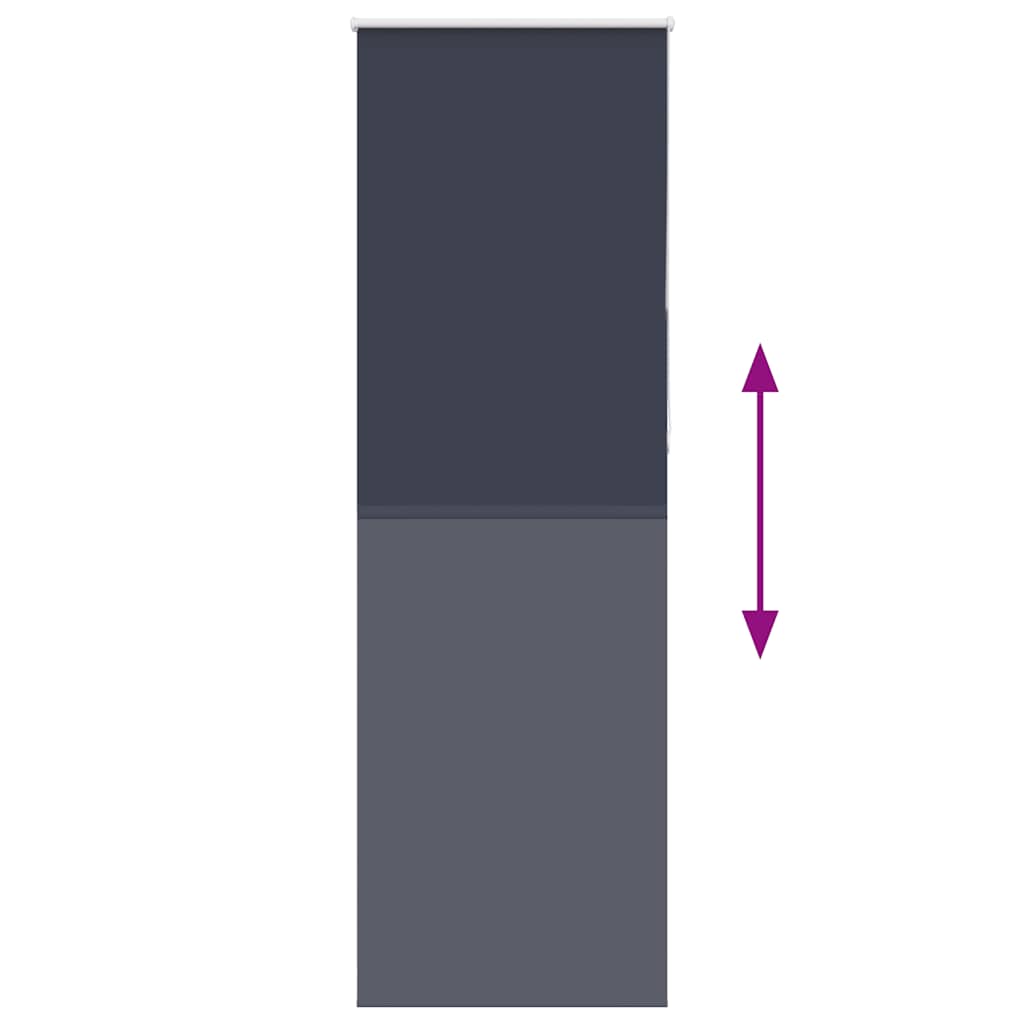 vidaXL Ρολέρ Μπλακάουτ Ναυτικό 80x230 εκ. Πλάτος υφάσματος 75,7 εκ.