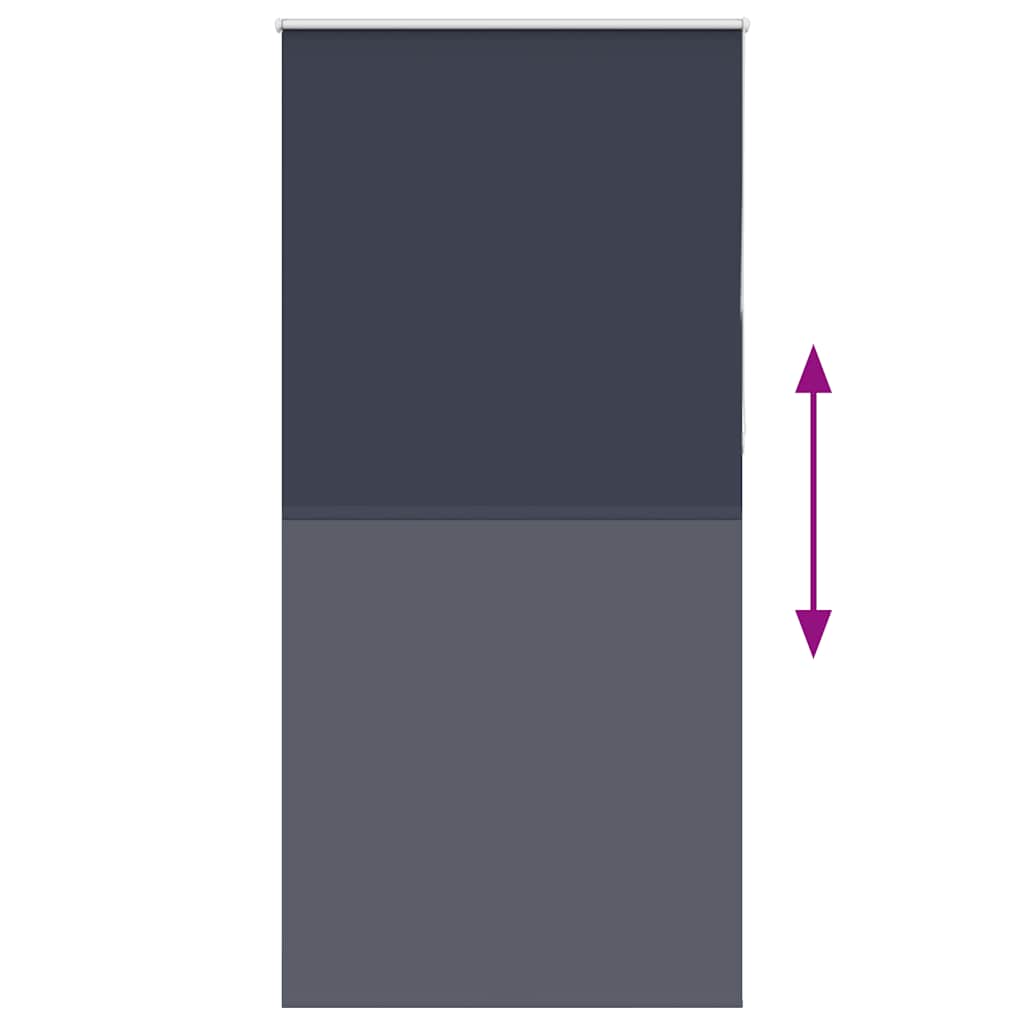 vidaXL Ρολέρ Μπλακάουτ Ναυτικό 100x230 εκ. Πλάτος υφάσματος 95,7 εκ.