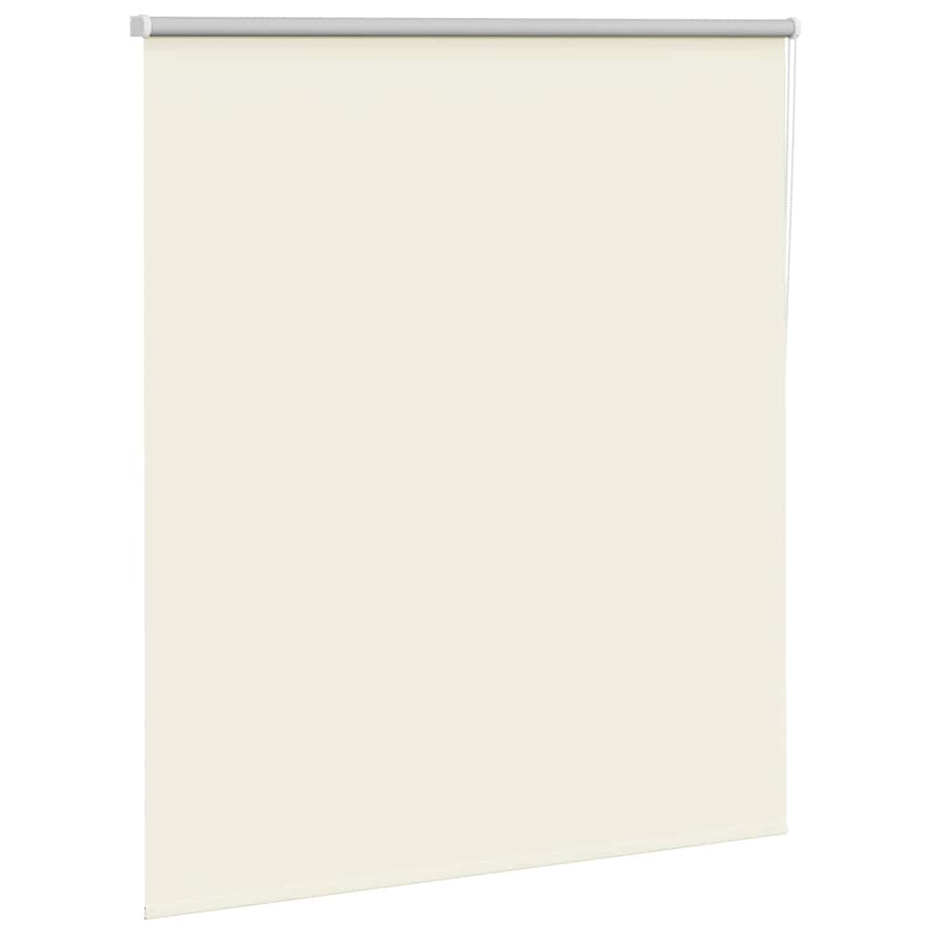 vidaXL Ρολέρ Μπλακάουτ Υπόλευκη 125x130 εκ. Πλάτος υφάσματος 121,6 εκ.