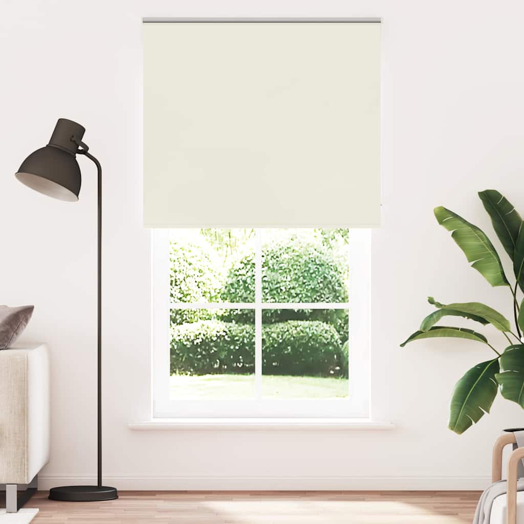 vidaXL Ρολέρ Μπλακάουτ Υπόλευκη 120x230 εκ. Πλάτος υφάσματος 116,6 εκ.