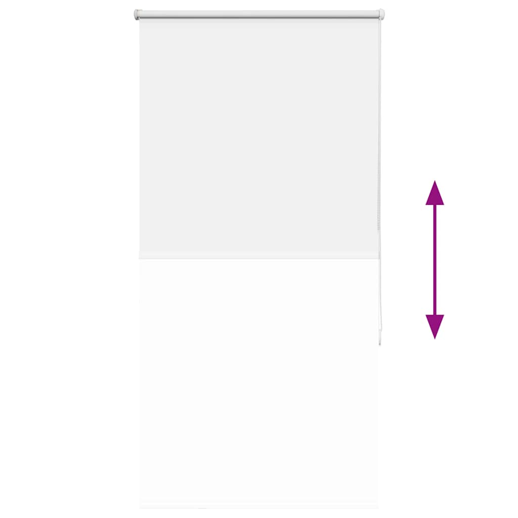 vidaXL Ρολέρ Μπλακάουτ Λευκό 65x150 εκ. Πλάτος υφάσματος 60,7 εκ.