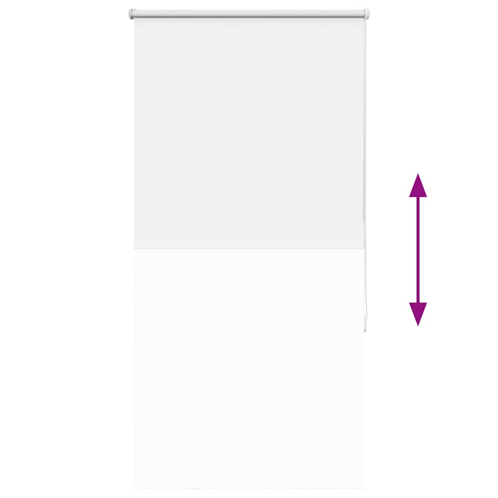 vidaXL Ρολέρ Μπλακάουτ Λευκό 85x150 εκ. Πλάτος υφάσματος 80,7 εκ.