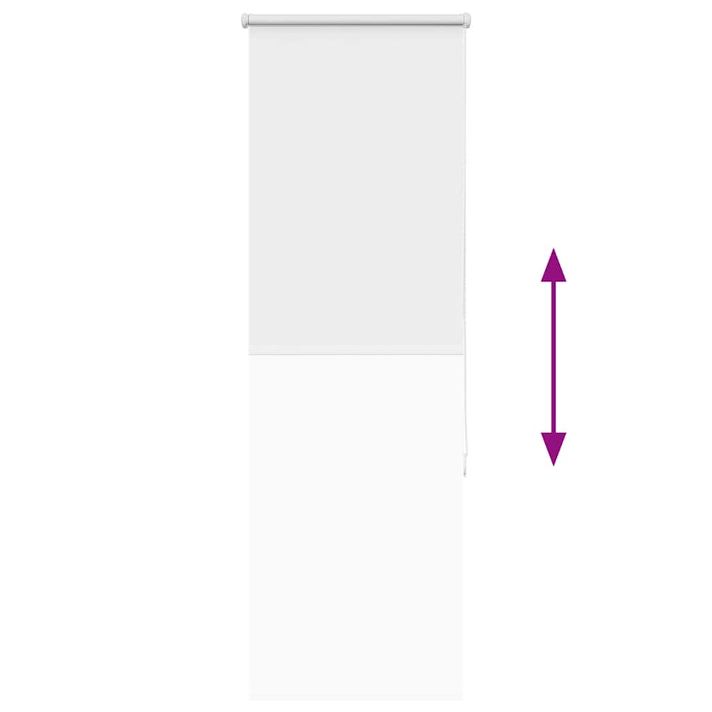 vidaXL Ρολέρ Μπλακάουτ Λευκό 55x175 εκ. Πλάτος υφάσματος 50,7 εκ.