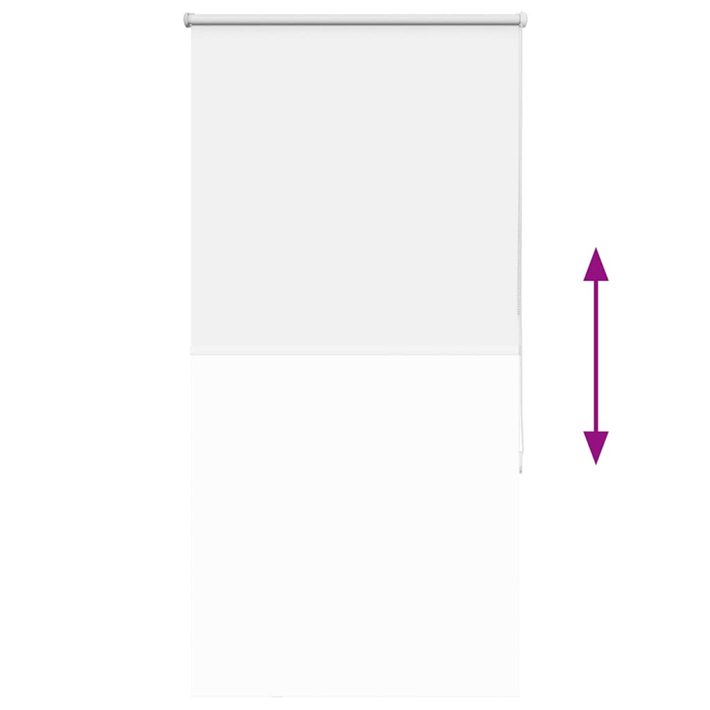 vidaXL Ρολέρ Μπλακάουτ Λευκό 65x175 εκ. Πλάτος υφάσματος 60,7 εκ.