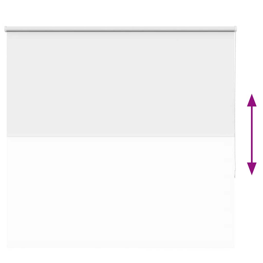 vidaXL Ρολέρ Μπλακάουτ Λευκό 155x175 εκ. Πλάτος υφάσματος 151,6εκ.
