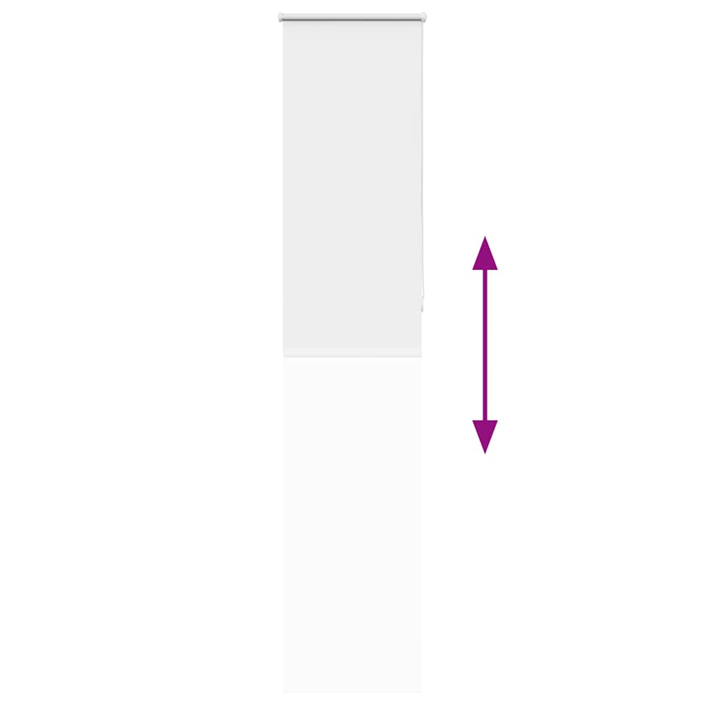 vidaXL Ρολέρ Μπλακάουτ Λευκό 45x210 εκ. Πλάτος υφάσματος 40,7 εκ.