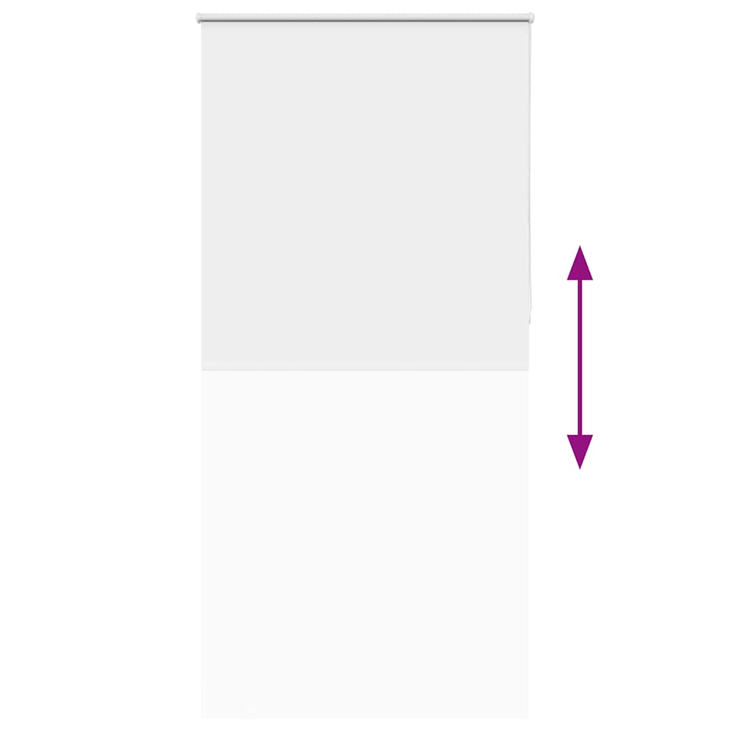 vidaXL Ρολέρ Μπλακάουτ Λευκό 90x210 εκ. Πλάτος υφάσματος 85,7 εκ.