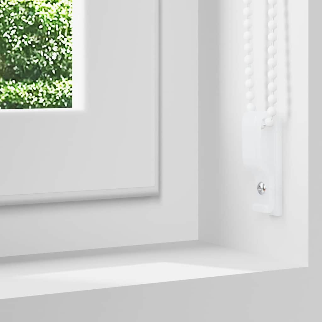 vidaXL Ρολέρ Μπλακάουτ Λευκό 105x210 εκ. Πλάτος υφάσματος 100,7 εκ.