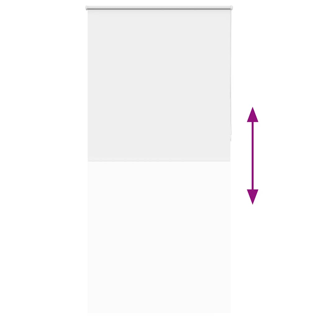 vidaXL Ρολέρ Μπλακάουτ Λευκό 105x210 εκ. Πλάτος υφάσματος 100,7 εκ.