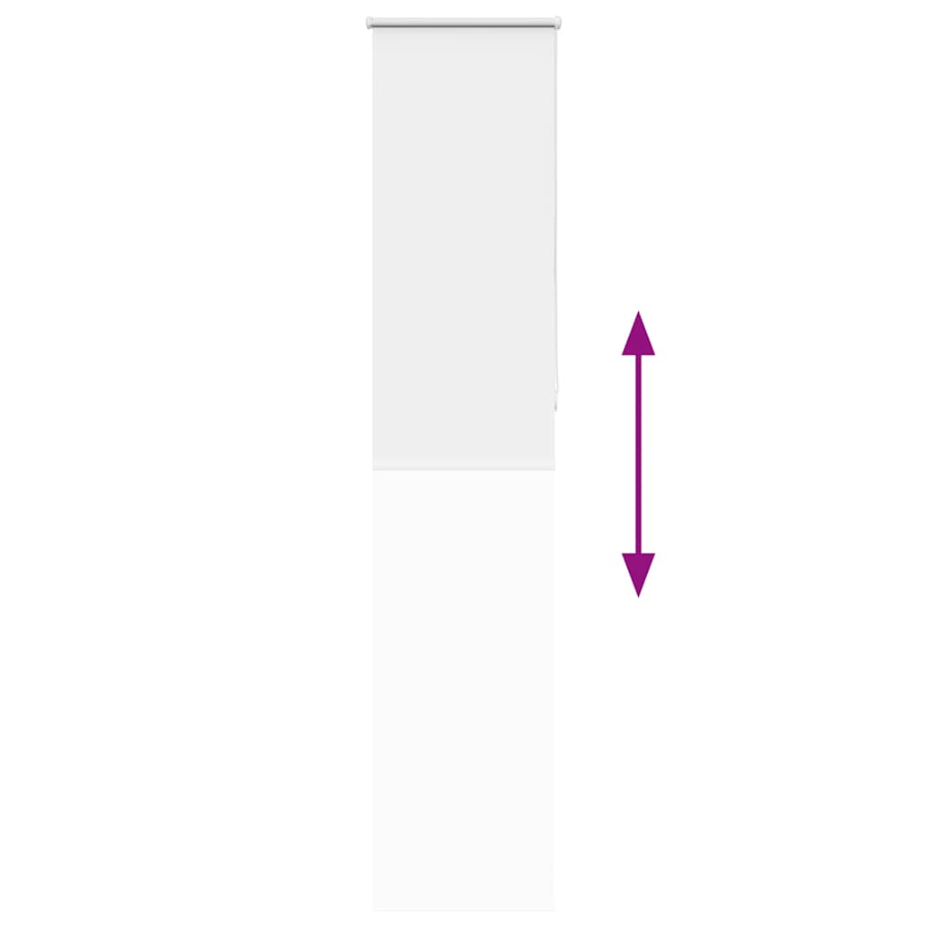 vidaXL Ρολέρ Μπλακάουτ Λευκό 55x230 εκ. Πλάτος υφάσματος 50,7 εκ.