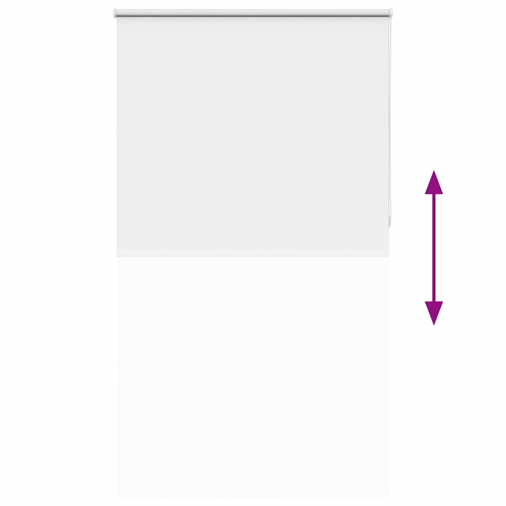 vidaXL Ρολέρ Μπλακάουτ Λευκό 120x230 εκ. Πλάτος υφάσματος 116,6 εκ.