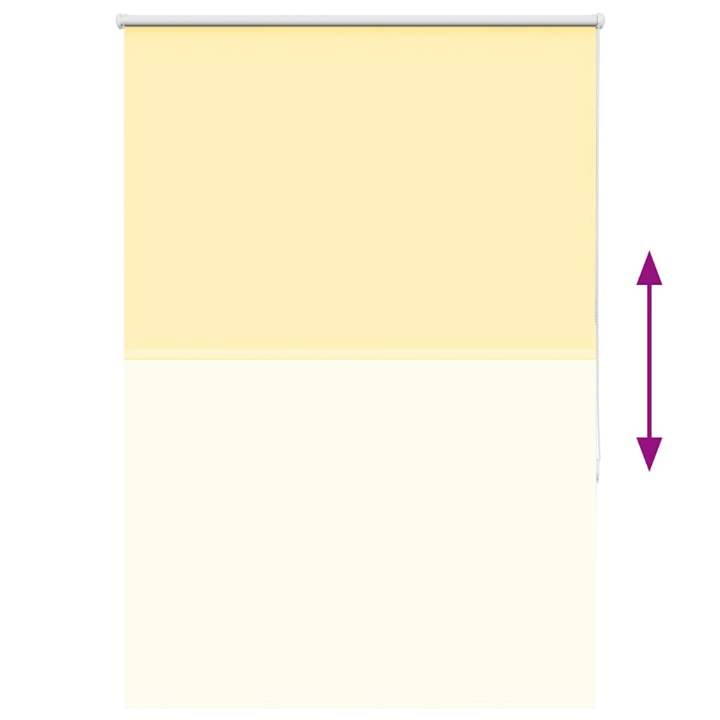 vidaXL Ρολέρ Μπλακάουτ Κίτρινο 115x150 εκ. Πλάτος υφάσματος 110,7 εκ.