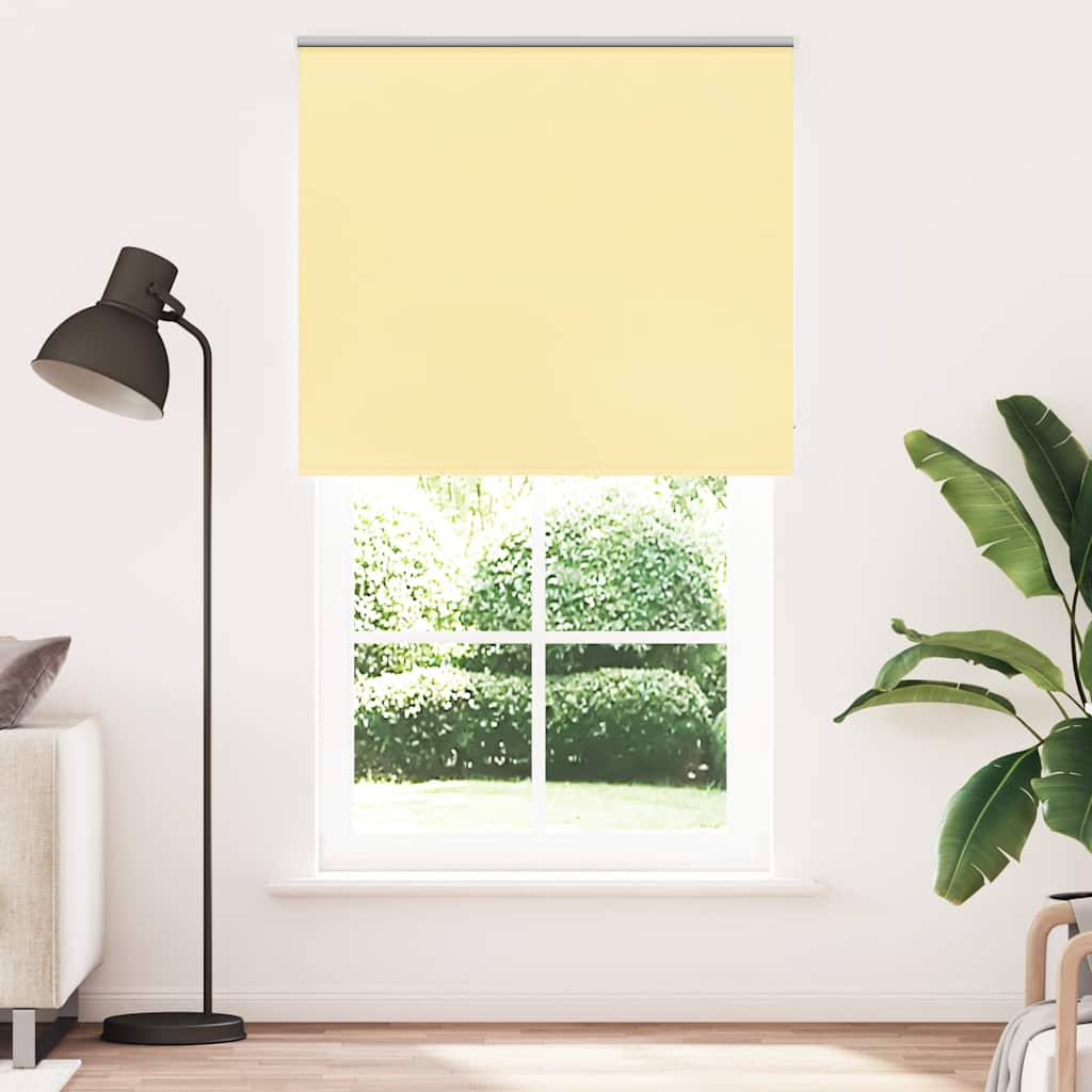 vidaXL Στόρι Ρόλερ Συσκότισης Κίτρινο 125x210 εκ. Πλάτος Υφάσματος 121,6 εκ. Πολυεστέρας