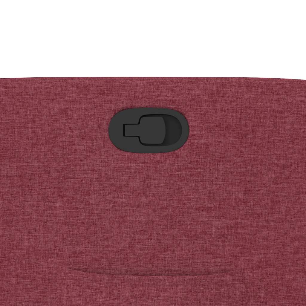 vidaXL Πολυθρόνα Ανακλινόμενη Μπορντό Υφασμάτινη