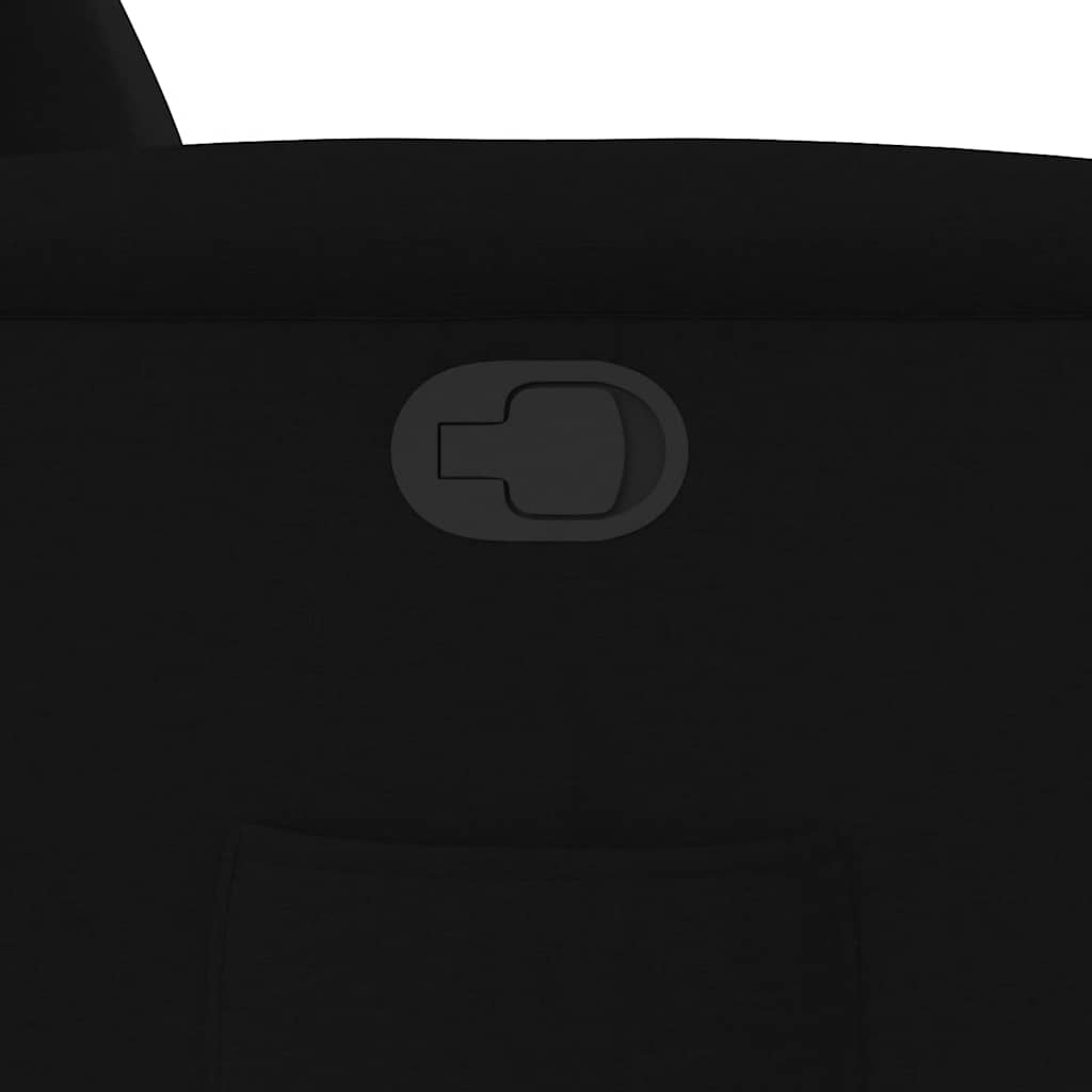 vidaXL Πολυθρόνα Ανακλινόμενη Μαύρη Υφασμάτινη