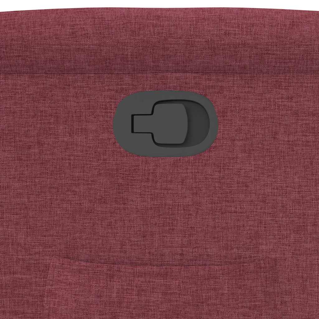 vidaXL Πολυθρόνα Ανακλινόμενη Μπορντό Υφασμάτινη