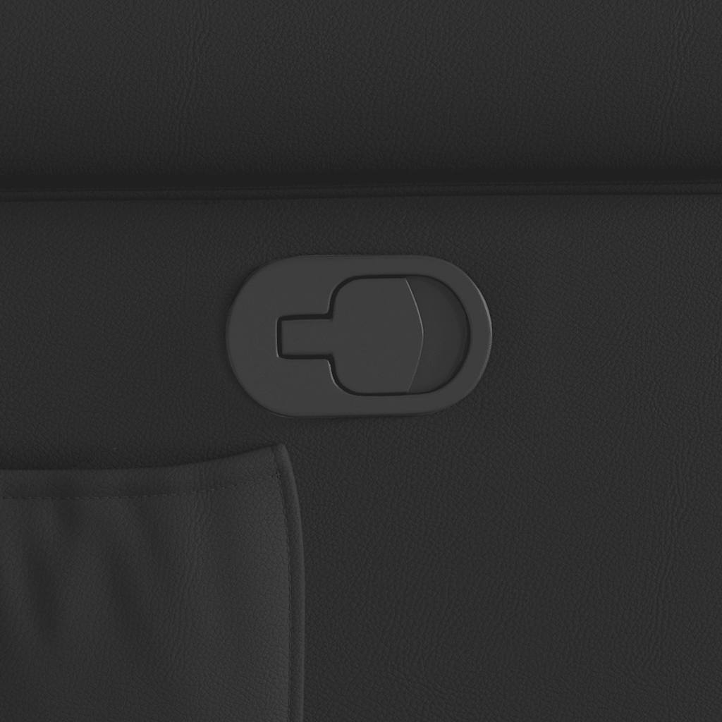 vidaXL Πολυθρόνα Ανακλινόμενη Γυαλιστερό Καφέ από Συνθετικό Δέρμα