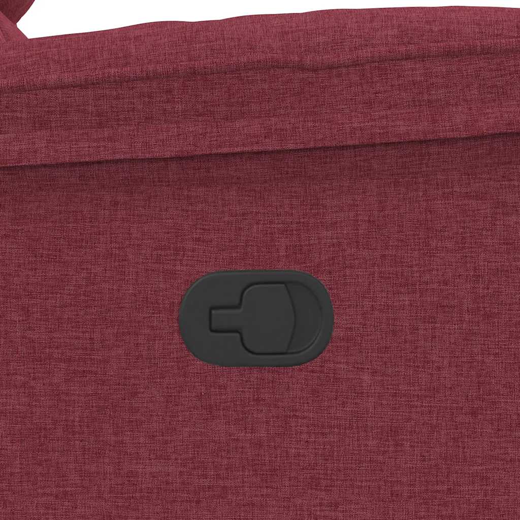 vidaXL Πολυθρόνα Ανακλινόμενη Μπορντό Υφασμάτινη